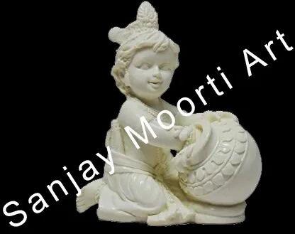Marble Laddu Gopal Statue