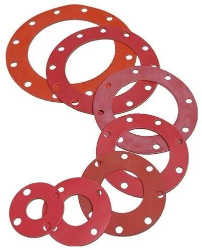 Round Asbestos Gaskets, Color : Red