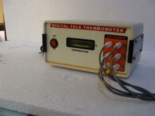 Metal Electric Analog Digital Tele Thermometer, Color : Off White