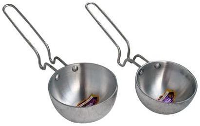 KITCHEN KHAZANA Aluminum Tadka Pan, Shape : ROUND