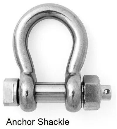 Polished Mild Steel Anchor D Shackle