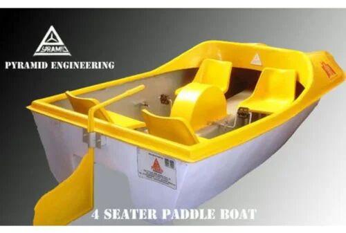 FRP Paddle Boats, Color : Yellow, White, Red