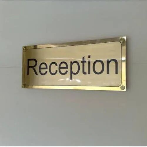 Anodised Name Plate, For Office, Features : High Strength, Flawless Finish, Precise Design