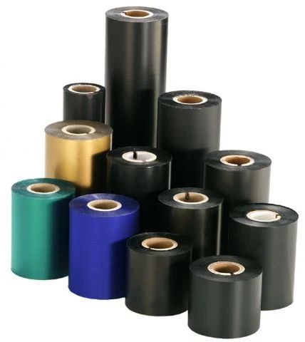 Multicolor Plain 110x300mm Wax Ribbon, For Barcode Printing