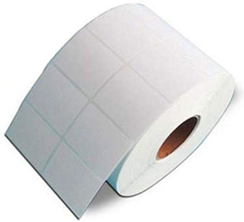 Plain Glossy Lamination Paper 25x25mm Barcode Label, For Labeling Of Bottles, Packaging Type : Roll