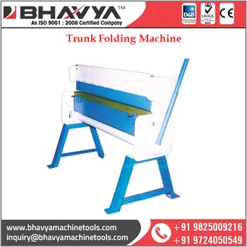 Trunk Folding Machine, Certification : ISO 9001 2000, ISo / CE Certified Comopany