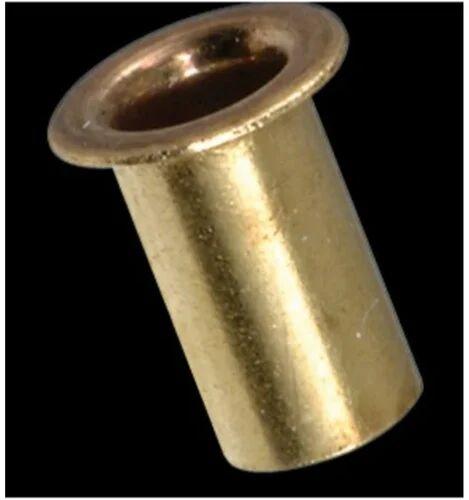 Brass Semi Tubular Rivet, Color : Golden