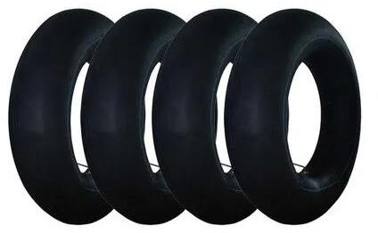 Butyl Rubber Rickshaw Tyre Tube, Color : Black