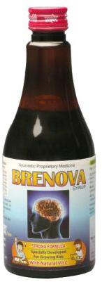 Liquid Brenova Syrup, For Brain Growth, Packaging Type : Plastic Bottle