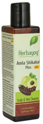 Liquid Common Herbayog Amla Shikakai Shampoo, For Hair Protection, Packaging Type : Plastic Bottles