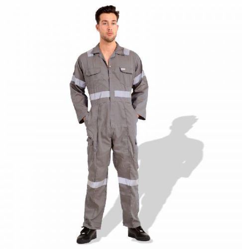 R991 Twill Cotton Coverall / Overall With Reflective Tape