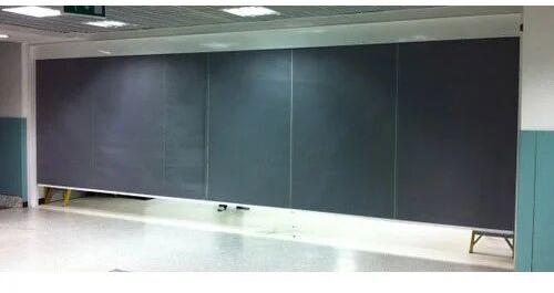 Polyster Fire Smoke Curtain, Pattern : Plain