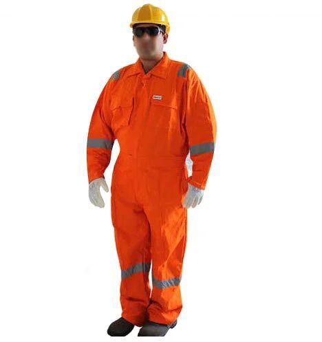 Plain Boiler Safety Suit, Color : Orange Grey