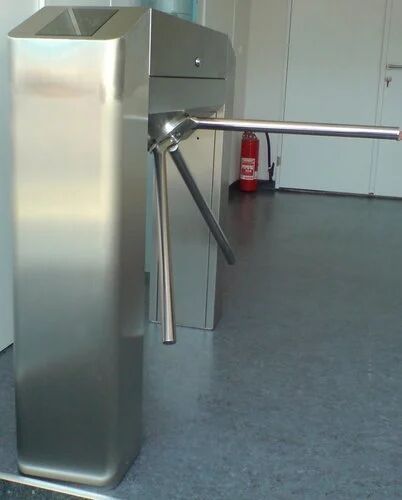Aluminium Waist High Turnstiles, Voltage : DC +24V, 5A; +12V, 3A