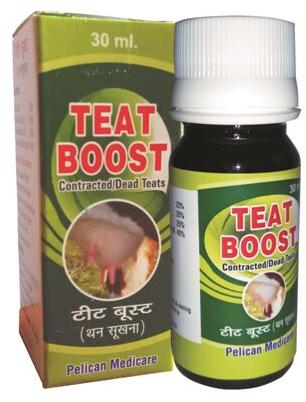 Teat-boost(30ml) Veterinary Medicines, For Clinical, Purity : 100%