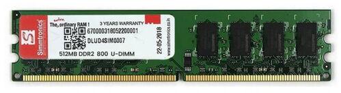 Simmtronics DDR2 Desktop RAM