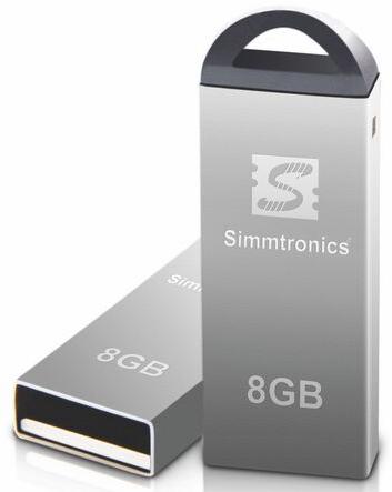 Simmtronics Metal Flash Drive, Interface Type : USB 2.0