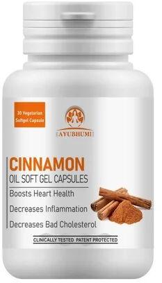 Cinnamon Oil Softgel Capsules, Packaging Type : Bottle