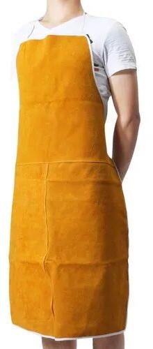 Plain Protective Leather Apron, Size : Medium