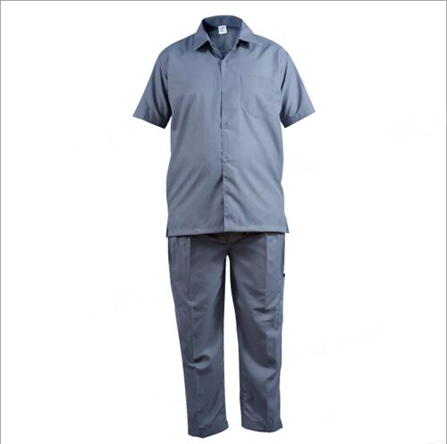 Poly Cotton Fabric Plain Worker Uniform, Feature : Comfortable
