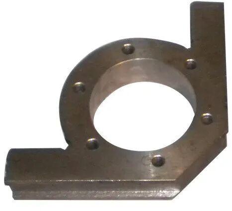 Silver Iron L Type Bearing Housing, For Industrial, Packaging Type : Box