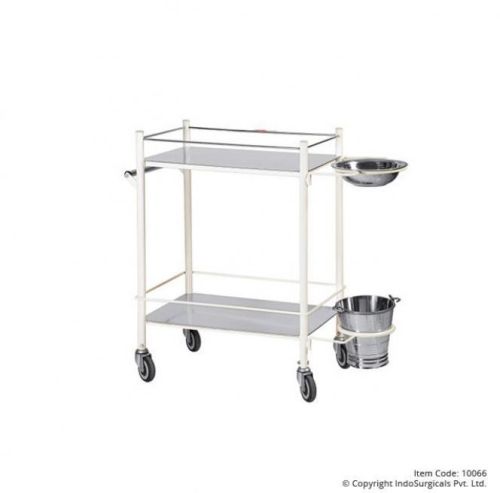 Stainless Steel Top Shelf. Dressing Trolley