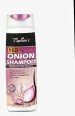 Captain's Red Onion Shampoo, Packaging Size : 200 ML