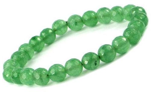 Faceted/Diamond Cut Jade Faceted Bracelet