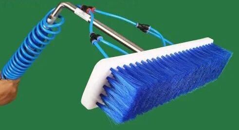 Solar Panel Water Fed Brush