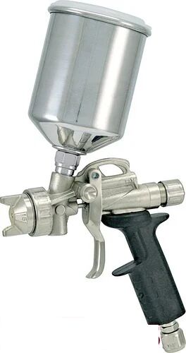 Silver Stainless Steel Spray Guns, Nozzle Size : 0.3 Mm