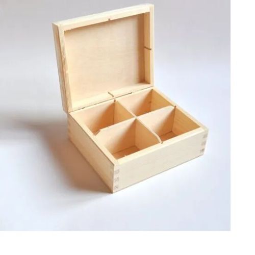 Paras Enterprises Wooden Tea Box, Shape : Rectangular