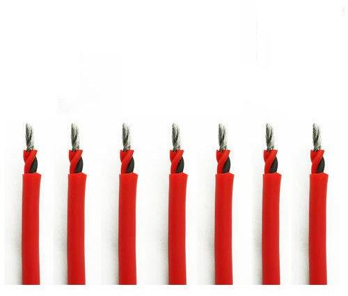 Silicone Rubber Cable, Color : Red