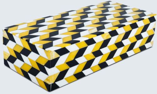 Rectangular Printed Non Polished Wood Artemis Decorative Box, Size : Multisize