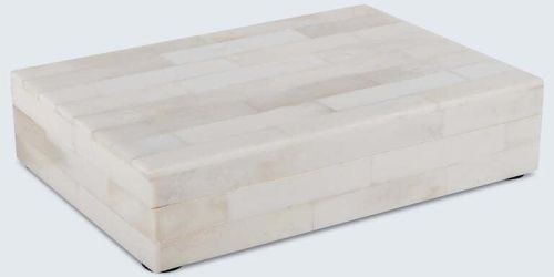 Rectangular Printed Non Polished Wood White Decorative Keepsake Box, Size : Multisize