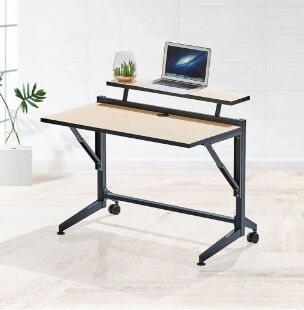 Featherlite Particle Board Flip Computer Table