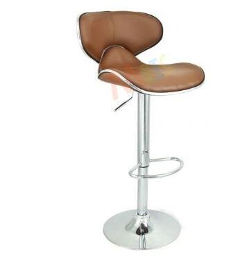 Faux Leather Horse Bar Stool, Color : Beige