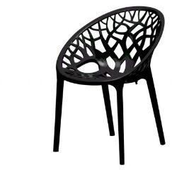 Nilkamal Iron Black Crystal Chair