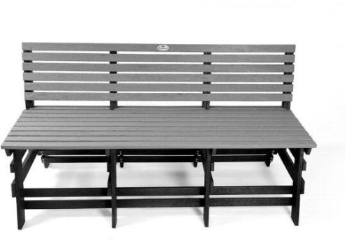 Plastic Eco Bench With Backrest