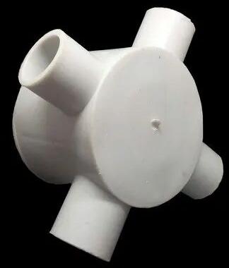 Round 4 Way PVC Junction Box
