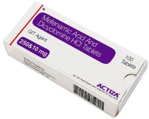 Mefenamic Acid And Dicyclomine Tablets