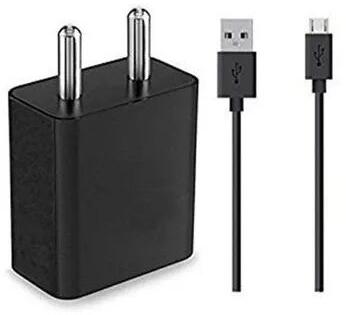 Plastic Htc Mobile Charger, Color : Black