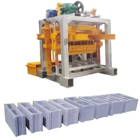 Mild Steel Automatic Paver Block Making Machine, For Industrial