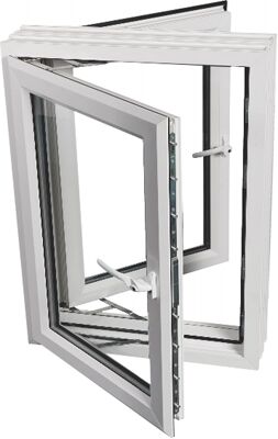 UPVC Twin Sash Window