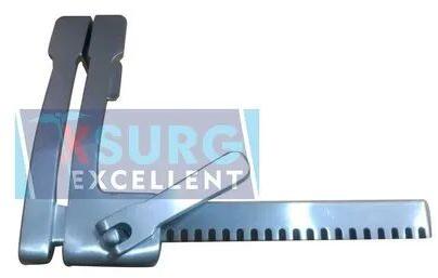 Stainless Steel Finochietto Rib Retractor