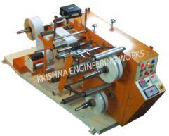 Doctoring Rewinding Machine With Slitting System