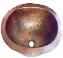 Singlewall Copper Wash Basin, Color : Light Brown