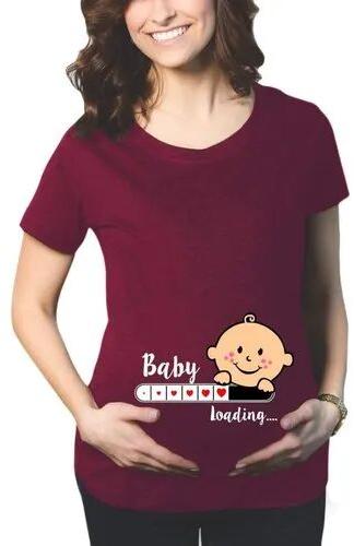 Women Maternity T Shirt, Size : S-XL