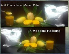 Kesar Mango Pulp, Color : Golden Yellow