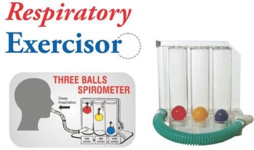 RESPIRATORY SPIROMETER LUNG EXERCISER