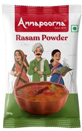 Annapoorna Rasam Powder, Packaging Type : Pouch